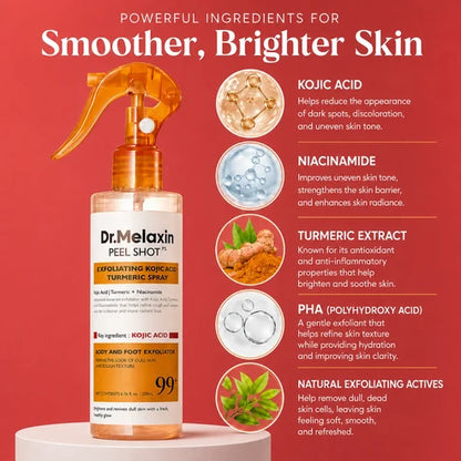 Exfoliating Kojic Acid Turmeric Spray