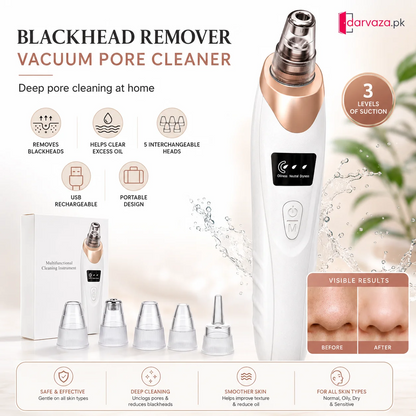 DermaGlow™ Deep Pore Vacuum Cleaner